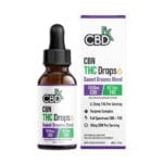 CBDfx, CBN + THC Drops: Sweet Dreams Blend, Full Spectrum, 1fl oz, 67.5mg THC + 300mg CBN + 1500mg CBD