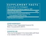 Elixinol, Daily Balance CBD Tincture, Full Spectrum, Natural Flavor, 4fl oz, 4000mg CBD