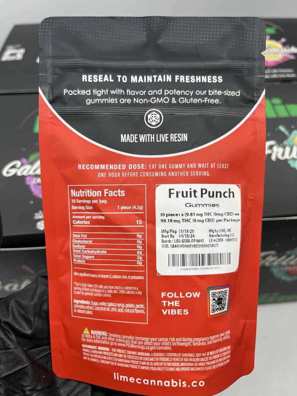 Lime Infused Cannabis Gummies - Image 3