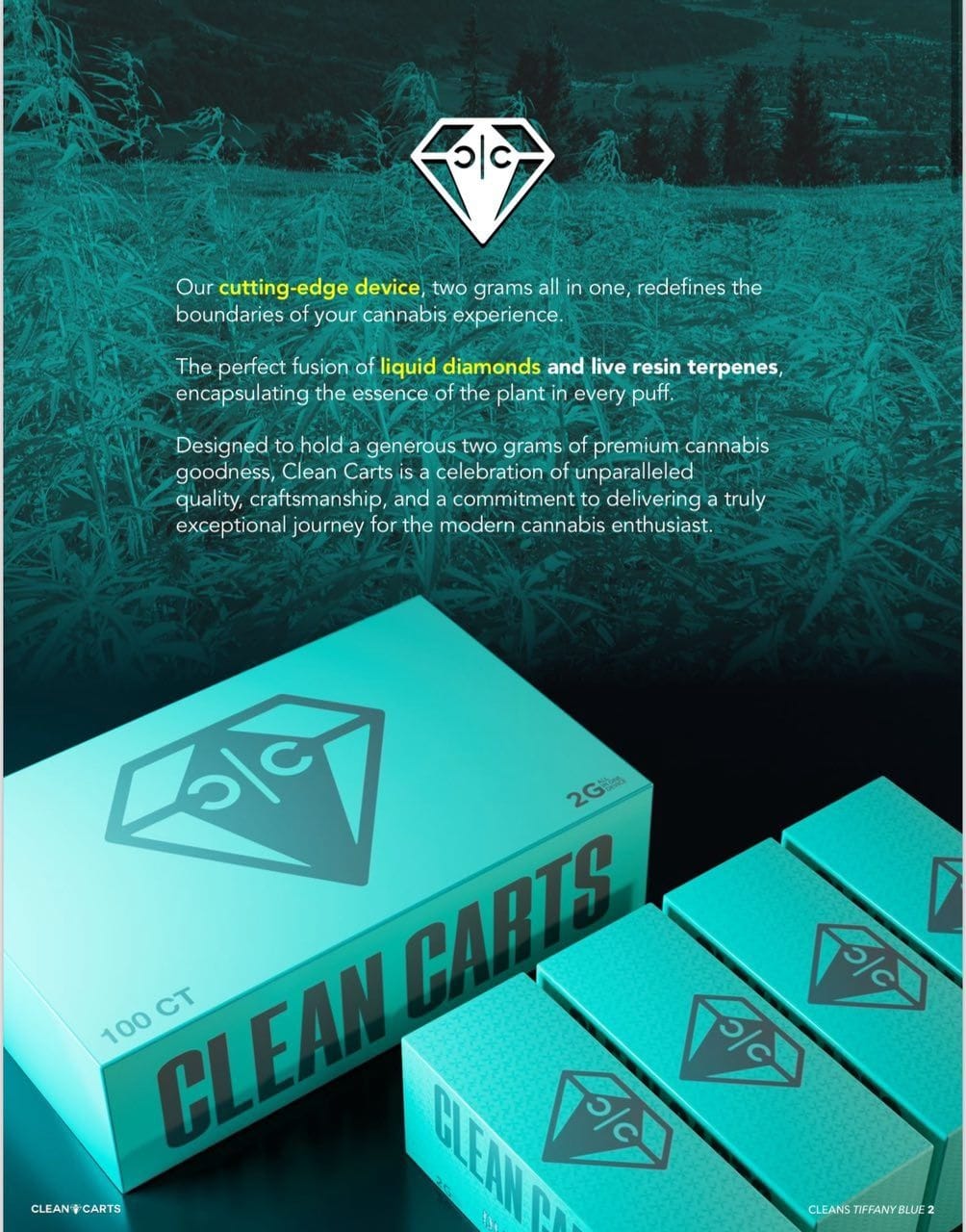 Clean Carts 2g Diamond Disposable