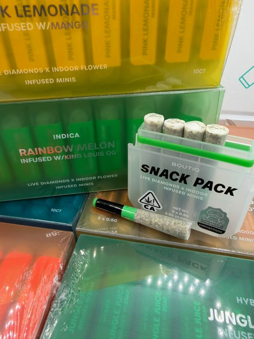 Boutiq Snack Pack Pre Roll – Premium Infused Mini Joints | Exotic Flavor Collection