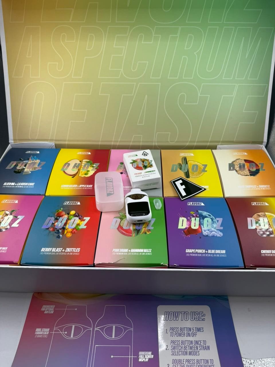 Flavorz 2G Duos Dispos – Dual Flavor 2 Gram Disposable | Cannaldripsleaf - Image 2