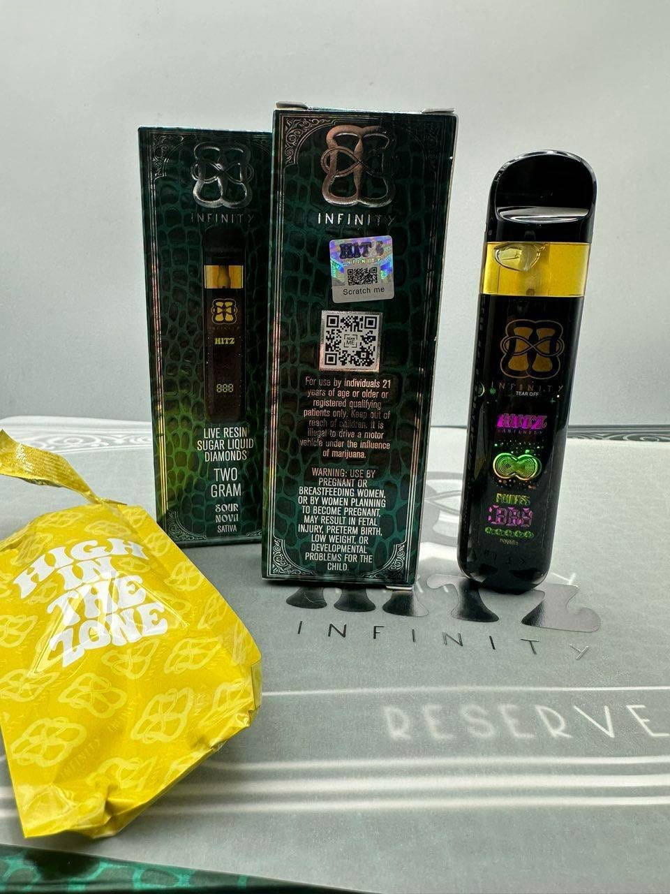 Hitz Infinity Emerald Edition 2G Disposable | CannalDripsLeaf - Image 2