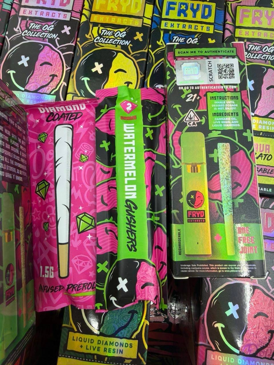 OG FRYD 2G Disposable with Pre Rolls | Premium Bundle | CannalDripsLeaf