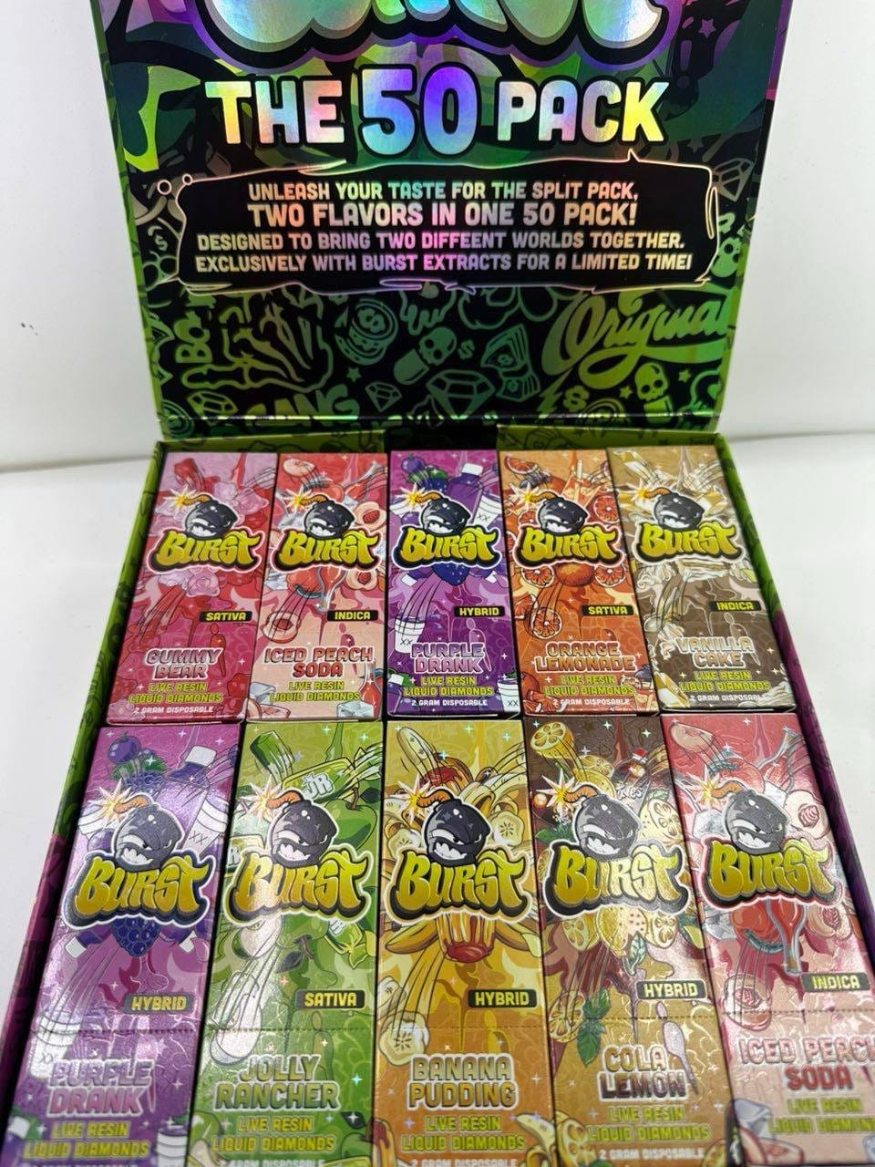 Burst 2G Disposable (Authentic) | Premium Vape Pen | CannalDripsLeaf - Image 2