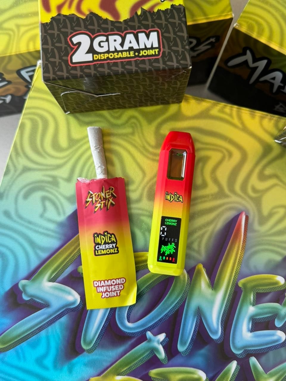 Stoner Stix Disposable with Pre‑Roll – Premium Vape Bundle | Cannaldripsleaf - Image 2