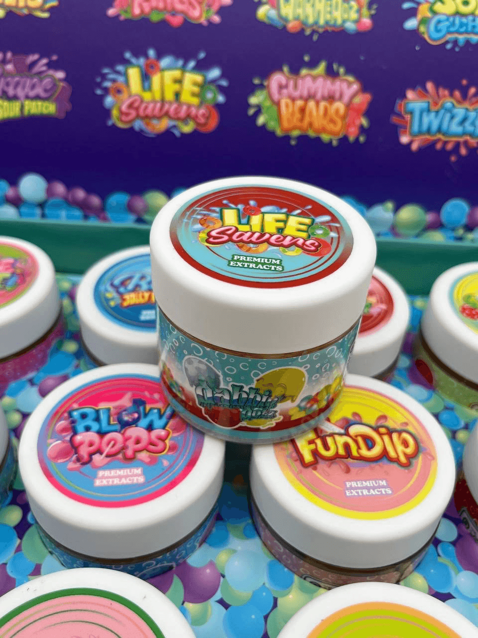 Dabbin Dotz Extracts Candy Edition Live Resin Sugar | Cannaldripsleaf