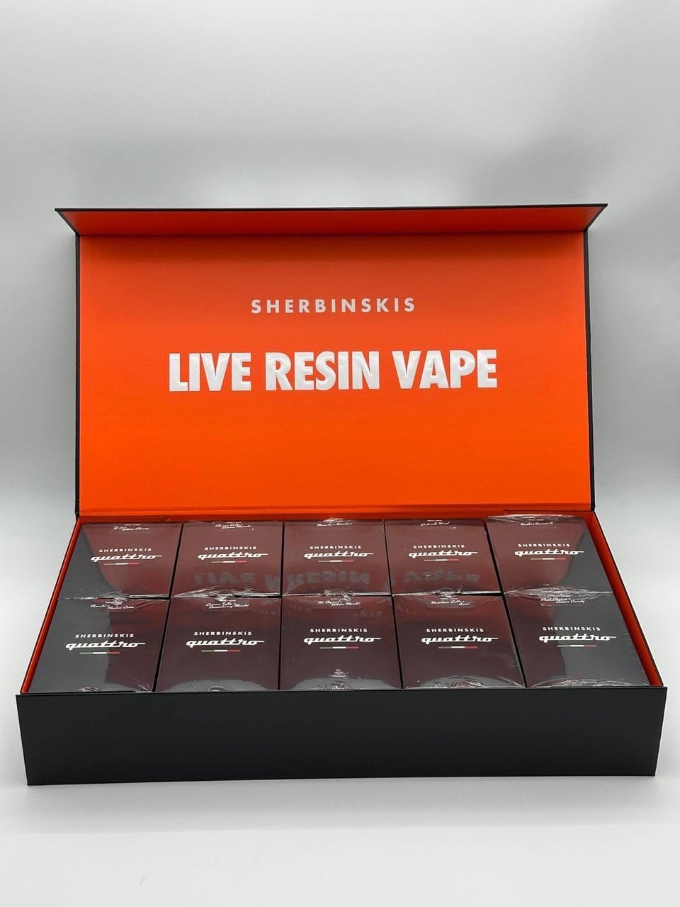 Sherbinski Quattro Live Resin Disposable – Premium Quad-Chamber Vape | CannalDripsLeaf - Image 2