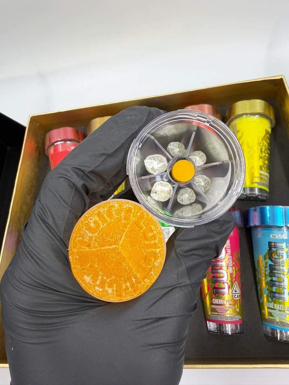 Luigi Fat Ones Prerolls Authentic | 6 Cones + 1 Blunt Jar | CannalDripsLeaf - Image 2