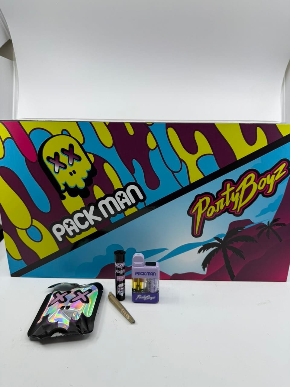 Packman x PartyBoyz 3G Disposable Vape + Preroll Bundle | Premium Combo Pack | Cannaldripsleaf - Image 2
